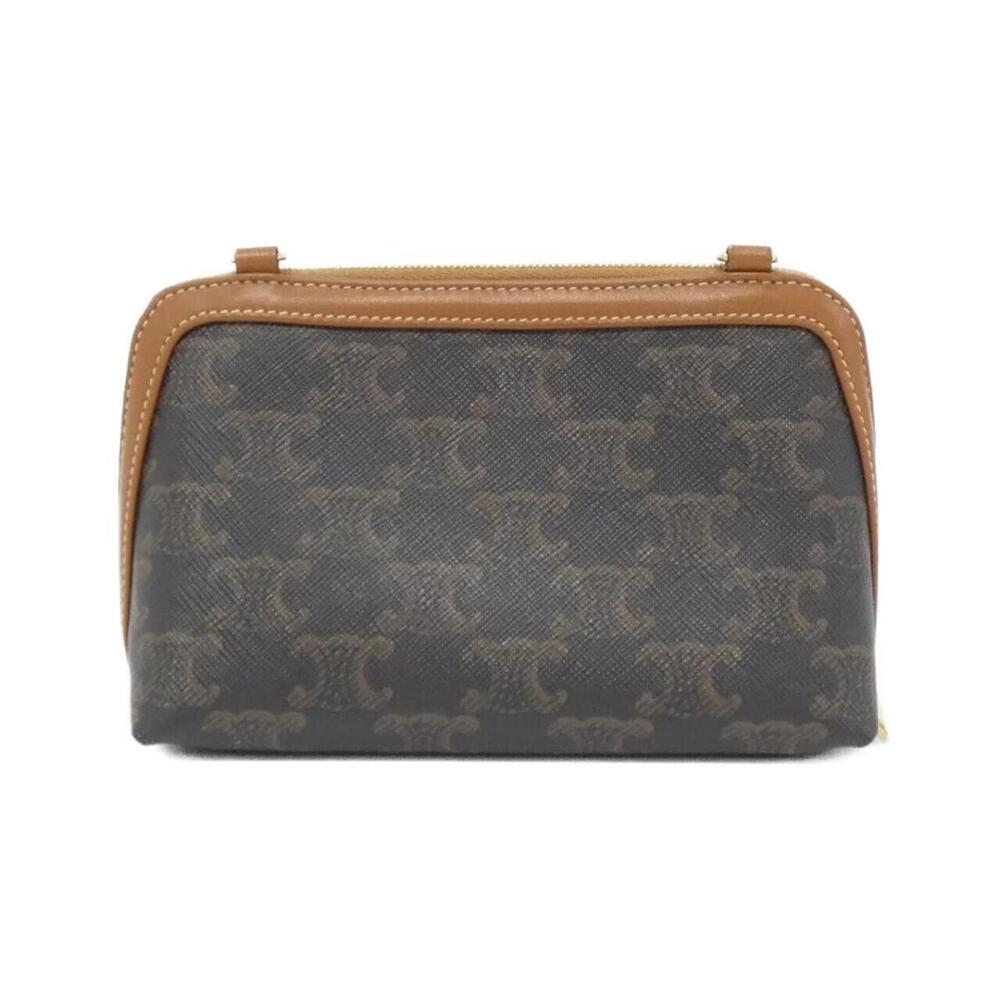 Celine Clutch Bag Shoulder Chain Black
